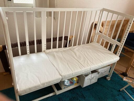 そいねーるロング　白（ベビーベッド）【値下げ:2022.6月まで】