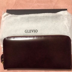 🍒新品  GLEVIO長財布　赤レザー