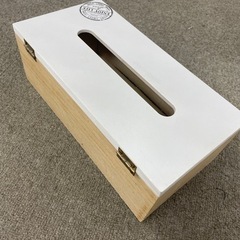 ティッシュケース　木　の画像