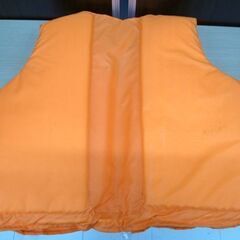 オーシャンライフ ライフジャケット 救命胴衣 オレンジ OCEANLIFE C-Ⅱ型 小型船舶用 国土交通省認定 胸囲120cm 苫小牧西店の画像