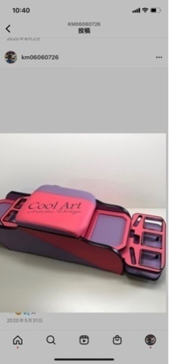 ハイエースナロー用コンソールボックスcool Art製！