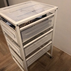 3段スチールラック　2個セットの画像