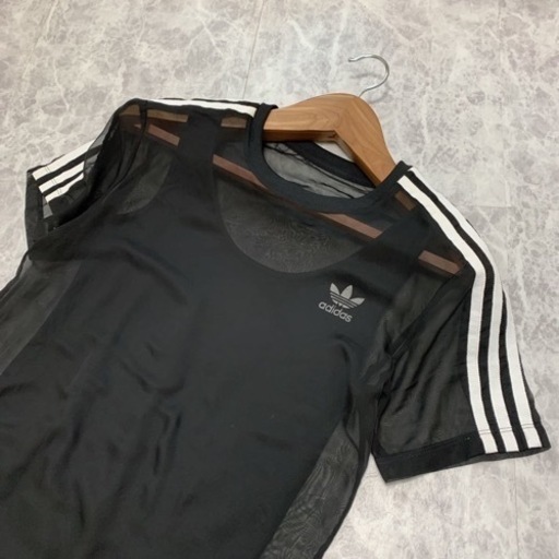 adidas シースルーシャツ