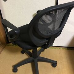 ワークチェア 椅子 イス いす メッシュ ブラウン ロッキング オフィス の画像
