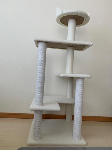 キャットタワー　コーナンオリジナルふわふわキャットツリー120cm