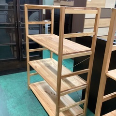 家具ならトレファク吉川店！！ 無印良品 4段シェルフ ナチュラル