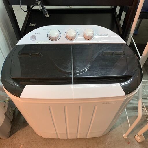 ✨期間限定・特別価格✨サンコー 小型二槽式洗濯機  別洗いしま専科3 STTWAMN3 中古家電