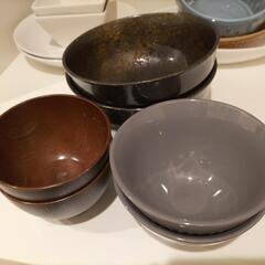 食器類一式/茶碗6点・お皿6点・グラタン皿1点の画像