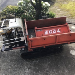 ヤマグチ 300Kg クローラー 手動ダンプ 運搬車 右旋回 左旋回 