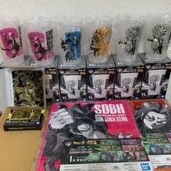 ドラゴンボール一番くじ コップ、タオル、プレート