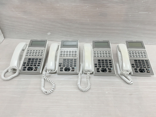 4台セット】NTT ビジネスフォン 24ボタン NX2-(24)STEL-(1)(W) 2015年製を、5,000円でお譲りいたします。