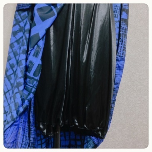 ご購入者様決定꒰Diamond-bar꒱3way リゾート ドレスワンピース スカート青黒