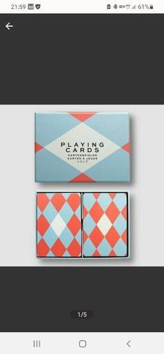 新品未使用　トランプ二つ入り　PRINTWORKSのPlaying Cards