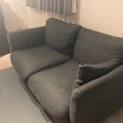 【無料で差し上げます】ニトリ2人がけソファーの画像