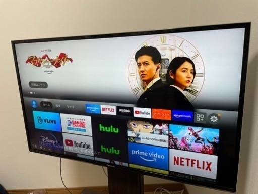 4Kテレビ　43インチ　テレビスタンド付　Panasonic VIERA ビエラ