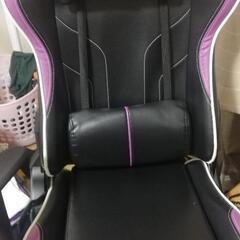 ゲーミングチェア(紫)