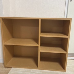 お譲り先決まりました！無印　本棚　汚れあり