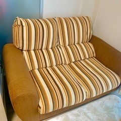 ニトリ ソファー スペイン製 2人掛け ローラKDストライプ