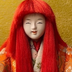 木目込み人形 能面 獅子 ガラスケース付♪お値下げ可♪早い者勝ち♪
