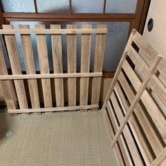 ガレージセール　スノコ　3枚あります。　薪 DIY