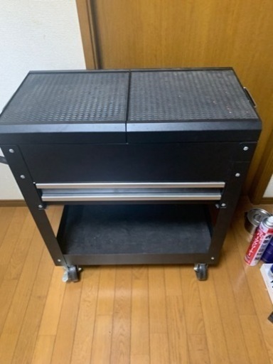アストロプロダクツ  AP ツールワゴン 2段 スライドトップ ブラック