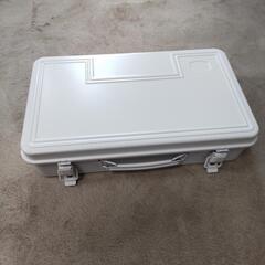 中古　無印良品　スチール工具箱