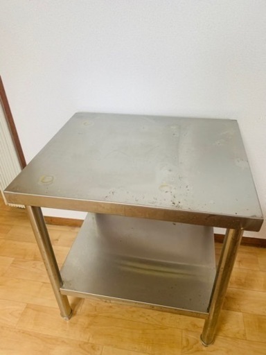 【値下げしました】業務用/厨房機器/ステンレス/コンロ台/作業台　500×600×650