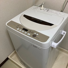 SHARP  洗濯機　4.5kg   2016年製