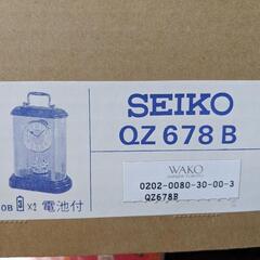 引渡済　新品未使用　SEIKO　置き時計の画像