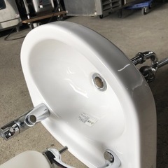 美品 手洗い ボウル トイレ 厨房 手洗い シンク 洗面 陶器の画像