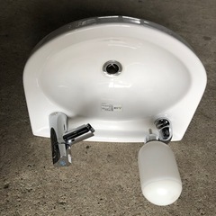 美品 手洗い ボウル トイレ 厨房 手洗い シンク 洗面 陶器の画像