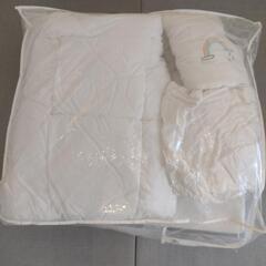 ベビー布団セット　オーガニックコットン　美品の画像