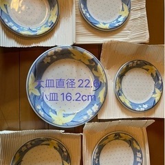 大地真央デザイン大皿小皿セット
