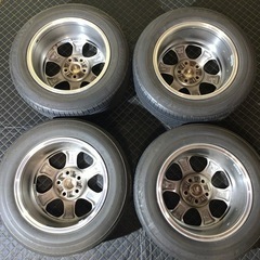 トヨタ純正 16ｲﾝﾁ ﾀｲﾔﾎｲｰﾙｾｯﾄ 215/60r16 クラウン アリストの画像