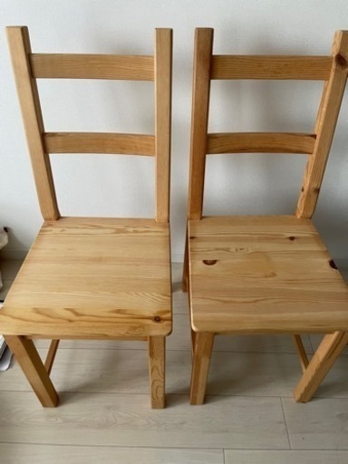 IKEA パイン材椅子　1脚2000円