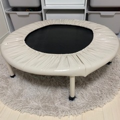 決まりました　トランポリン　子供　おもちゃ　白　アイボリーの画像