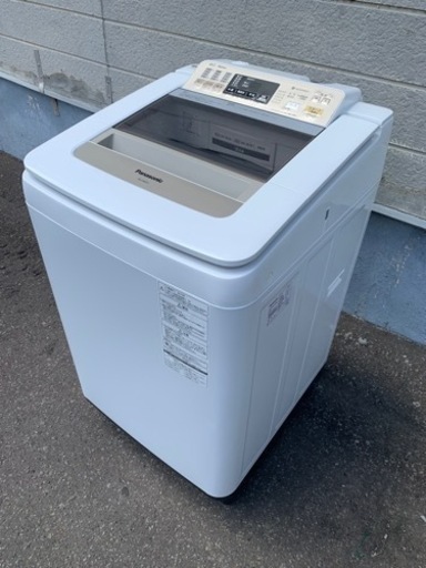 札幌市内配送無料 15年製 Panasonic パナソニック 8.0kg 全自動洗濯機 NA-FA80H1