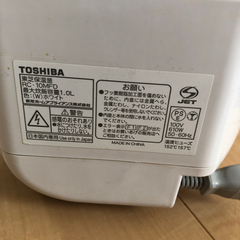 TOSHIBA 炊飯器　5.5合炊きの画像