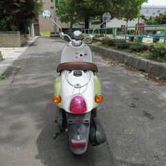 名古屋　ビーノ　ライムグリーン　4スト　Gロック付き　ヤマハ　原付　の画像