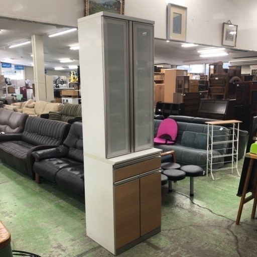 綾野製作所　2枚扉食器棚