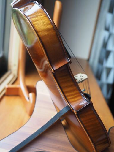 【選定分類：IX-⑤ モダン・プレス加工品・日本】Violin Labelled MASAKICHI SUZUKI ca1910●修復