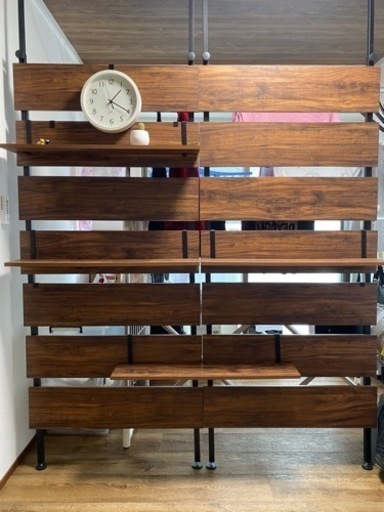 ツッパリパーテーション棚　x2