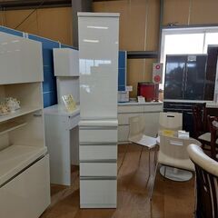 ニトリ　リガーレ　組合せスリムキャビネット　白　【愛品倶楽部柏店】