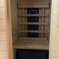 一人用の家庭用サウナの画像