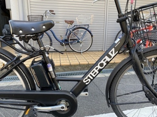 ブリヂストン STEPCRUZ ブラック　26インチ　電動自転車