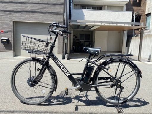 ブリヂストン STEPCRUZ ブラック　26インチ　電動自転車