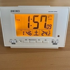 SEIKO セイコー　電波時計の画像