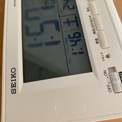 SEIKO セイコー　電波時計の画像