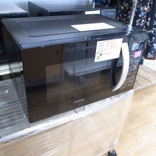 アイリスオーヤマ　オーブンレンジ 2017年製 VAL-16T-B 【モノ市場知立店】151