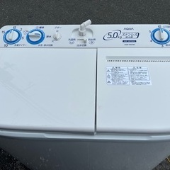 AQUA 二層式洗濯機 5kg 2019年 AQW-N50 5.0kg 2層式の画像